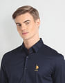 U.S. Polo Assn. Denim Co. Solid Slim Fit Shirt