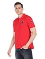 AD by Arvind Solid Sporty Polo Shirt
