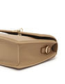 Tommy Hilfiger Solid Beige PU Bag