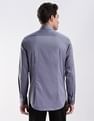 Calvin Klein Jeans Solid Slim Fit Satin Woven Shirt