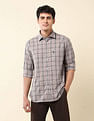 U.S. Polo Assn. Grid Tattersall Checked Tailored Fit Shirt