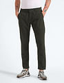 Flying Machine Elasticised Waist Solid Trousers