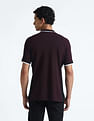 Flying Machine Contrast Panel Pique Polo Shirt