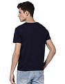 AD by Arvind Crew Neck Graphic Print T-Shirt