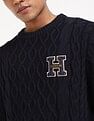Tommy Hilfiger Aop Relaxed-Fit Cotton Sweater
