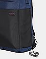 U.S. Polo Assn. Navy And Black Colour Block Laptop Backpack