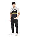 U.S. Polo Assn. Denim Co. Brand Print Colour Block Polo Shirt