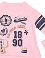 U.S. Polo Assn. Kids Girls Long Sleeve Graphic Print T-Shirt