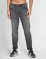 Flying Machine Slash Slim Tapered Fit Rinsed Jeans