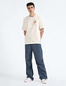 Flying Machine Mid Rise Loose Fit Cargo Pants