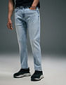 Flying Machine Slash Slim Tapered Fit Jeans