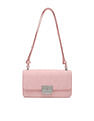 Tommy Hilfiger Solid Pink Pu Shoulder Bag