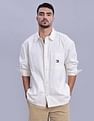Tommy Hilfiger Solid Oversized-Fit Woven Shirts