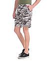 Aeropostale Camo Print Flat Front Shorts