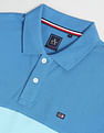 Arrow Sports Panelled Colour Block Polo Shirt