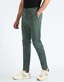 Flying Machine Mid Rise Slash Slim Tapered Fit Chinos