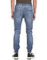 Calvin Klein Men Blue Stone Wash Four-Way Stretch Jogger Jeans