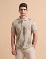 U.S. Polo Assn. Denim Co. All-Over Printed Pure Cotton Polo Shirt