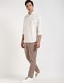 Tommy Hilfiger Striped Regular-Fit Oxford Woven Shirt