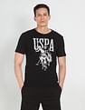 U.S. Polo Assn. Denim Co. Metallic Print T-Shirt