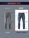 U.S. Polo Assn. Denim Co. Henry Tapered Fit Black Jeans