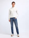 Flying Machine Slash Slim Tapered Mid Rise Jeans
