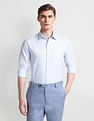 Arrow Patterned Weave Manhattan Slim Fit Shirt