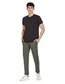 Flying Machine Mid Rise Solid Trousers
