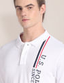 U.S. Polo Assn. Brand Print Cotton Polo Shirt