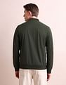 Arrow Sports Stand Neck Solid Bomber Jacket