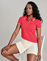 Tommy Hilfiger Solid Slim Fit Cotton Polo Shirt