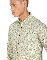 Flying Machine Abstract Print Cotton Shirt
