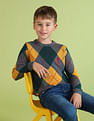 U.S. Polo Assn. Kids Boys Printed Regular Fit Sweater