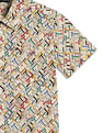 Tommy Hilfiger Kids Boys Monogram Print Poplin Shirt