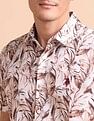 U.S. Polo Assn. Denim Co. Slim Fit Tropical Printed Shirt