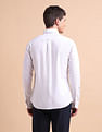 U.S. Polo Assn. Brand Printed Tailored Fit Oxford Shirt