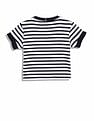 Tommy Hilfiger Kids Girls Striped Slim-Fit Cotton T-Shirt