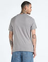 Flying Machine Tonal Graphic Print Cotton T-Shirt