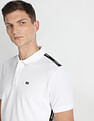 Arrow Sports Brand Taped Pique Polo Shirt