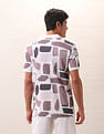 U.S. Polo Assn. Denim Co. Abstract Printed Pure Cotton Polo Shirt