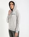 Calvin Klein Jeans Regular-Fit Polyester Hooded Neck Sweat Shirt