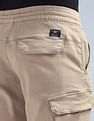 Flying Machine Solid Relaxed Fit Knitted Joggers