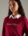 Tommy Hilfiger Regular Fit Cotton Crew Neck Sweatshirt