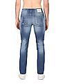 Flying Machine Michael Slim Tapered Fit Distressed Jeans
