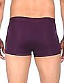 Calvin Klein Underwear Men Purple Elasticized Brand Waist Solid Trunks