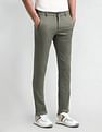 Arrow Sport Slim Fit Geometric Patterned Trousers