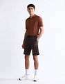 USPA Active Solid Slim Fit Polo Shirt