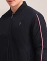 U.S. Polo Assn. Regular Fit Striped Bomber Jacket