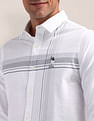 U.S. Polo Assn. Horizontal Striped Oxford Shirt