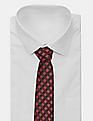 Arrow Men Assorted Check Tie And Metallic Cufflinks Set